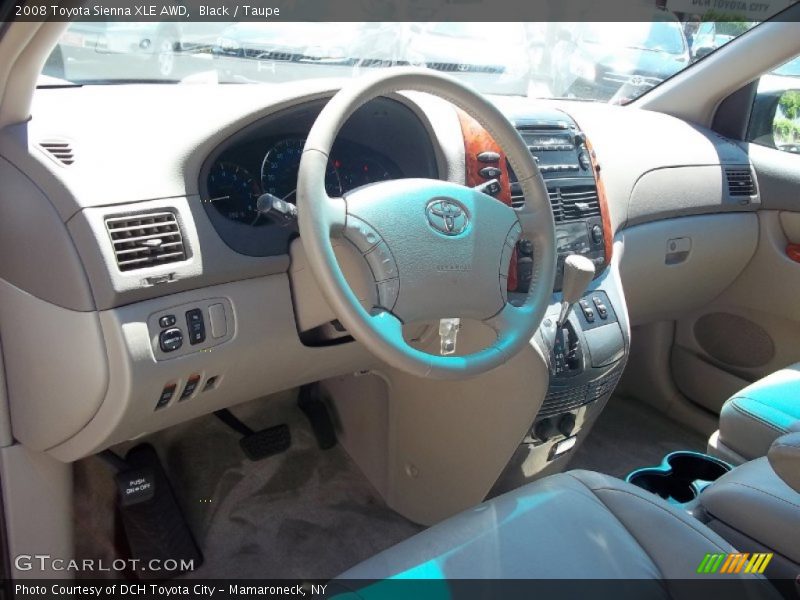 Black / Taupe 2008 Toyota Sienna XLE AWD