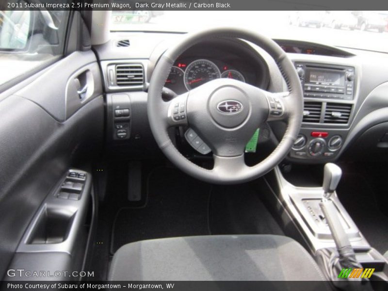 Dark Gray Metallic / Carbon Black 2011 Subaru Impreza 2.5i Premium Wagon