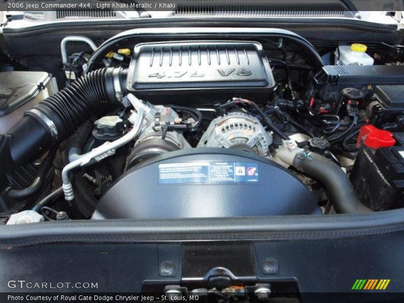 Light Khaki Metallic / Khaki 2006 Jeep Commander 4x4