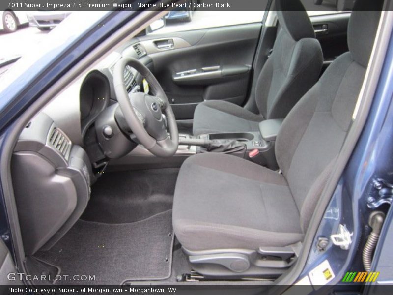 Marine Blue Pearl / Carbon Black 2011 Subaru Impreza 2.5i Premium Wagon