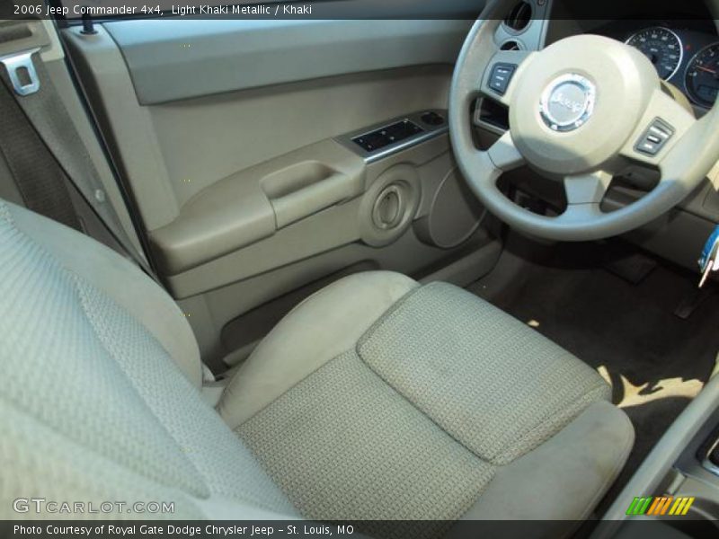 Light Khaki Metallic / Khaki 2006 Jeep Commander 4x4