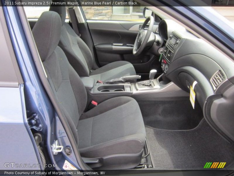 Marine Blue Pearl / Carbon Black 2011 Subaru Impreza 2.5i Premium Wagon