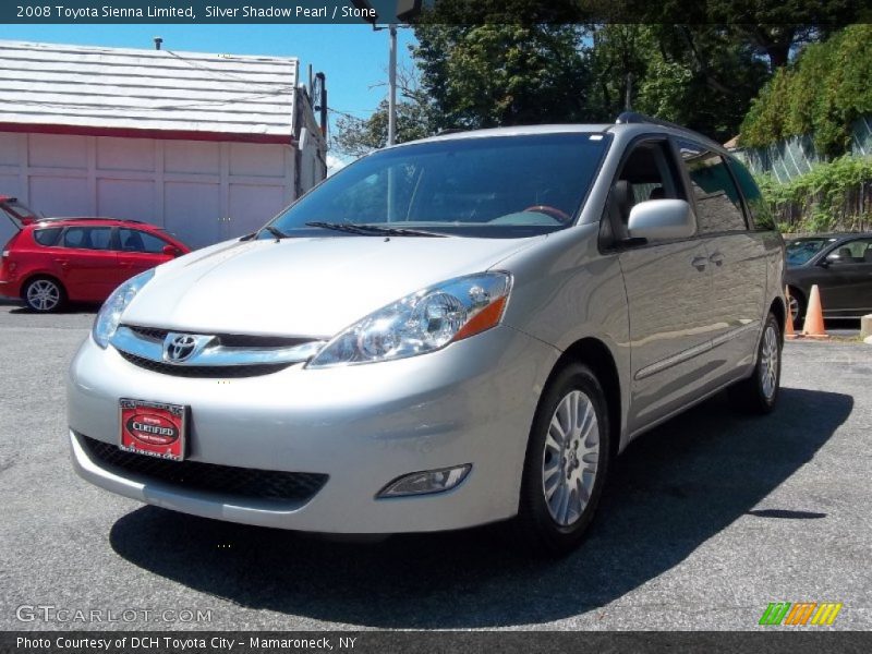 Silver Shadow Pearl / Stone 2008 Toyota Sienna Limited
