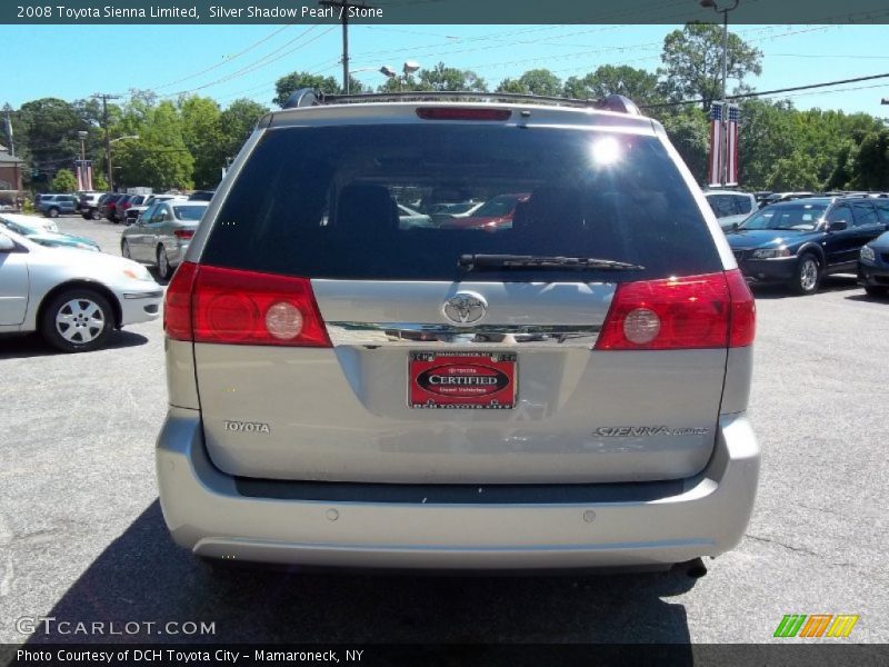 Silver Shadow Pearl / Stone 2008 Toyota Sienna Limited