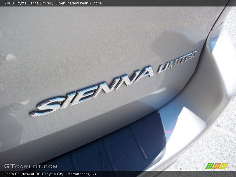 Silver Shadow Pearl / Stone 2008 Toyota Sienna Limited