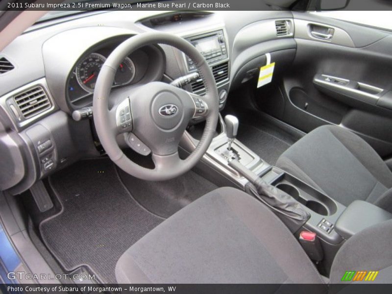  2011 Impreza 2.5i Premium Wagon Carbon Black Interior