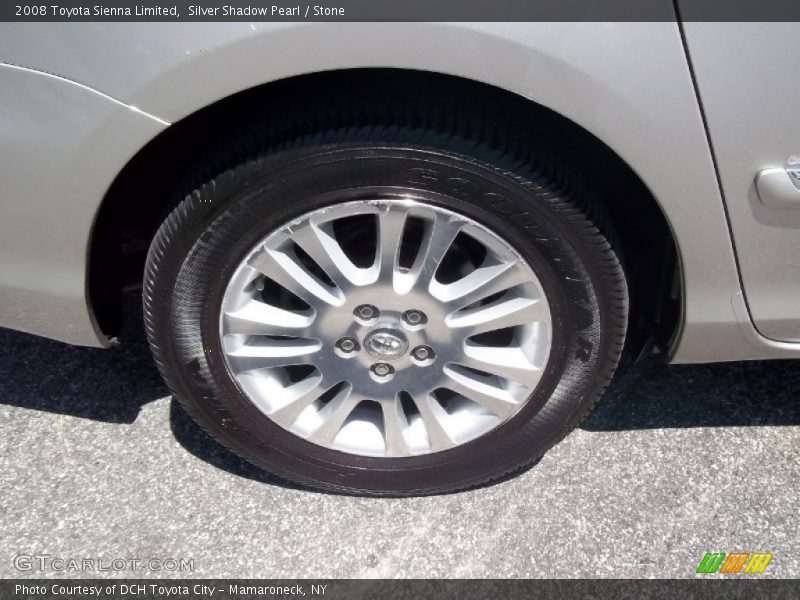 Silver Shadow Pearl / Stone 2008 Toyota Sienna Limited
