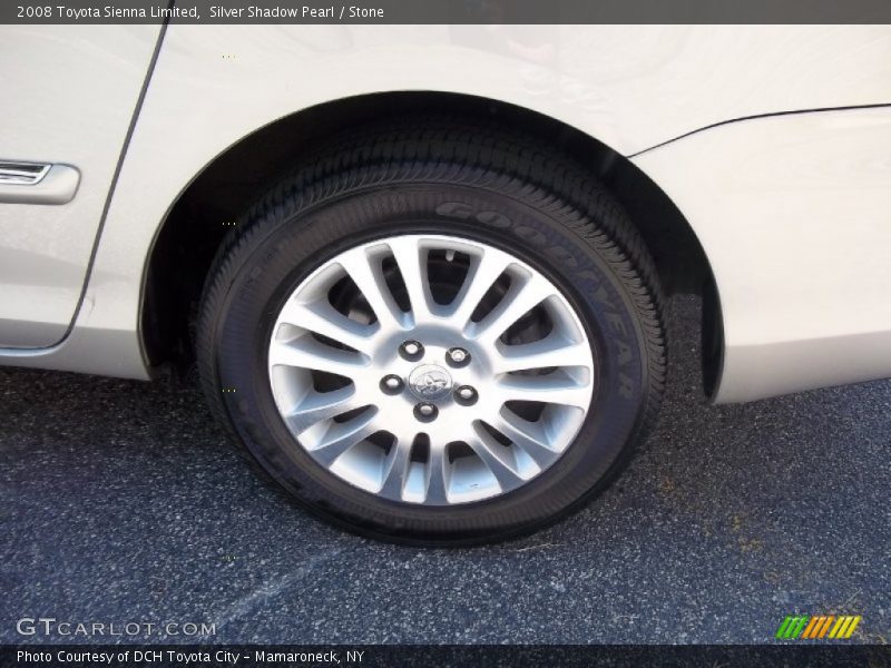 Silver Shadow Pearl / Stone 2008 Toyota Sienna Limited