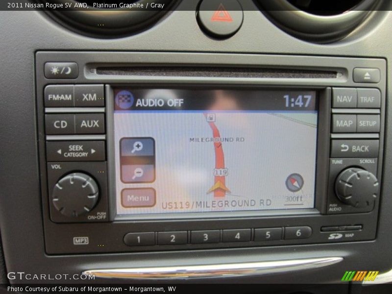 Platinum Graphite / Gray 2011 Nissan Rogue SV AWD