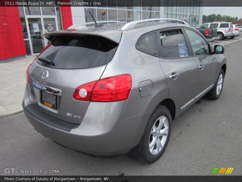 Platinum Graphite / Gray 2011 Nissan Rogue SV AWD