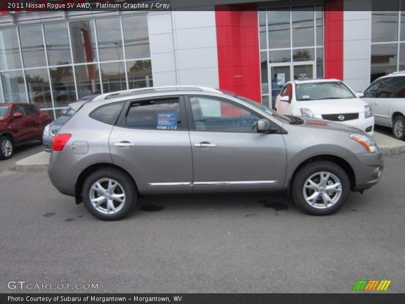 Platinum Graphite / Gray 2011 Nissan Rogue SV AWD