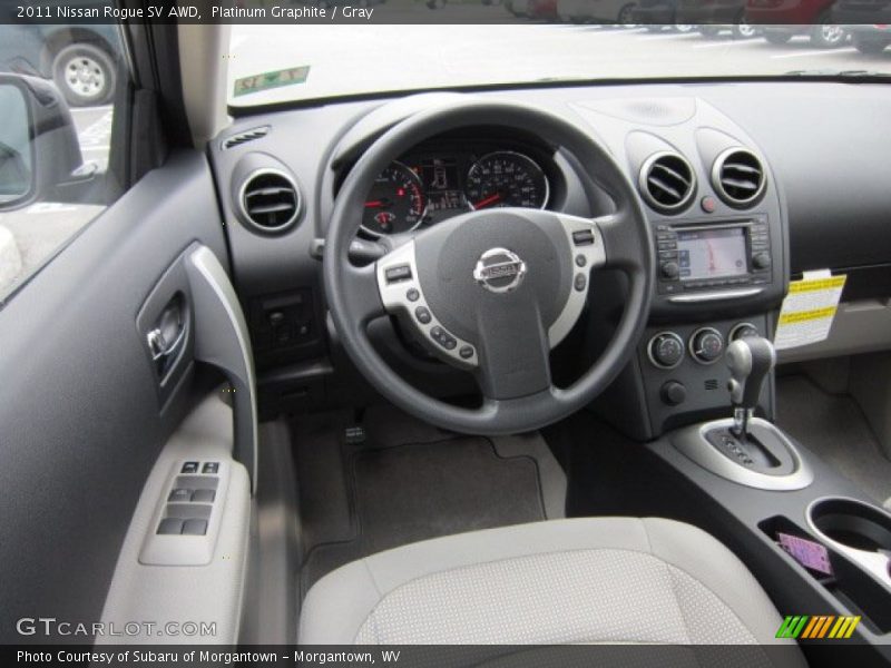 Platinum Graphite / Gray 2011 Nissan Rogue SV AWD
