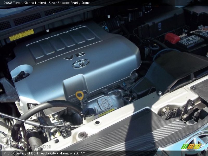Silver Shadow Pearl / Stone 2008 Toyota Sienna Limited