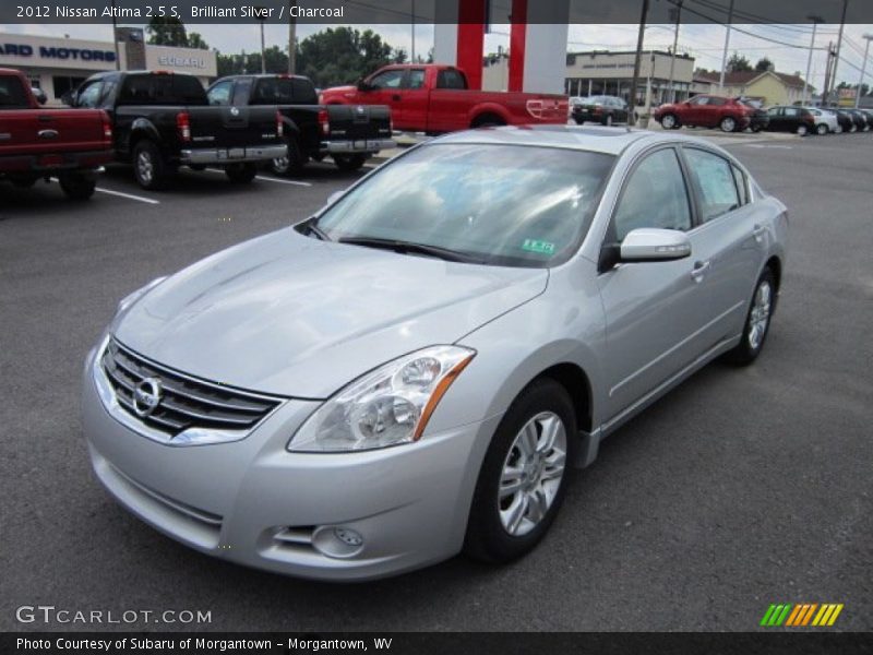 Brilliant Silver / Charcoal 2012 Nissan Altima 2.5 S