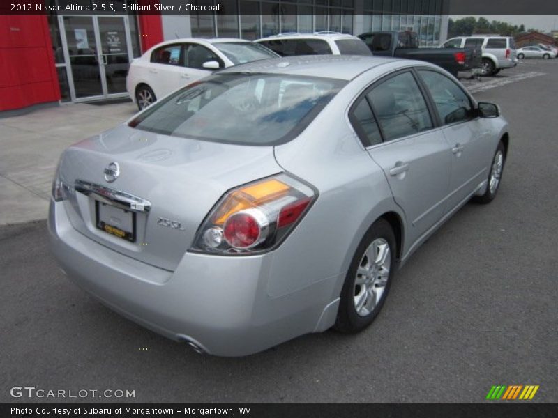 Brilliant Silver / Charcoal 2012 Nissan Altima 2.5 S