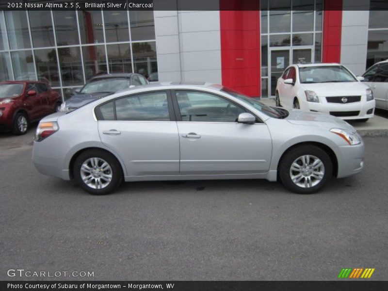 Brilliant Silver / Charcoal 2012 Nissan Altima 2.5 S