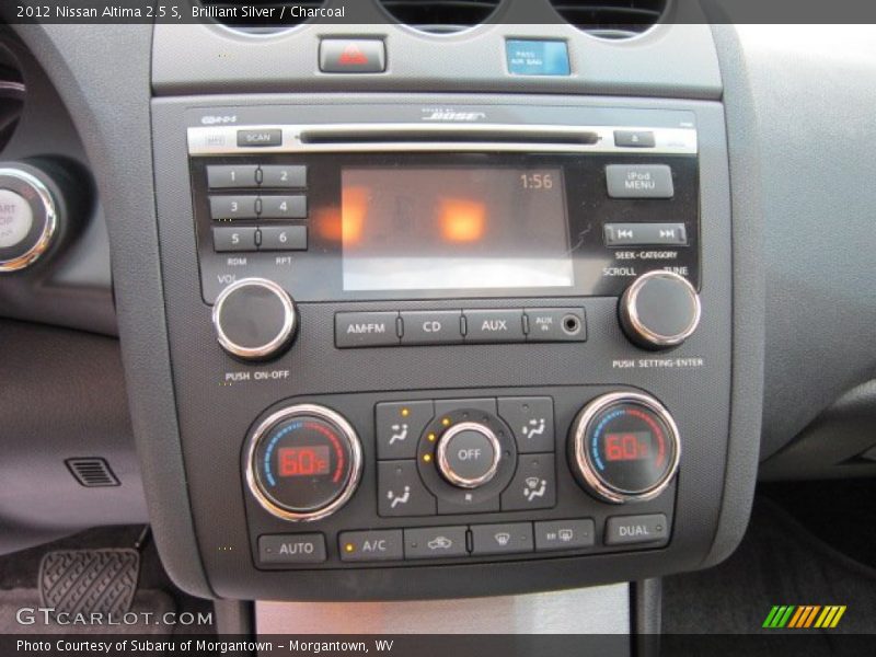 Brilliant Silver / Charcoal 2012 Nissan Altima 2.5 S