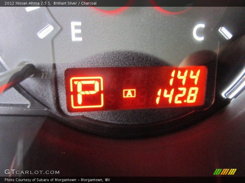 Brilliant Silver / Charcoal 2012 Nissan Altima 2.5 S