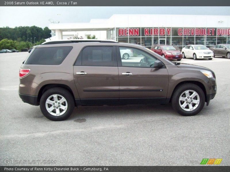 Cocoa / Tan 2008 Saturn Outlook XE AWD
