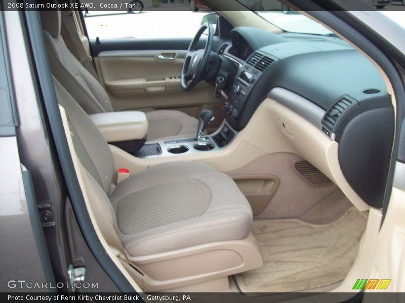 Cocoa / Tan 2008 Saturn Outlook XE AWD