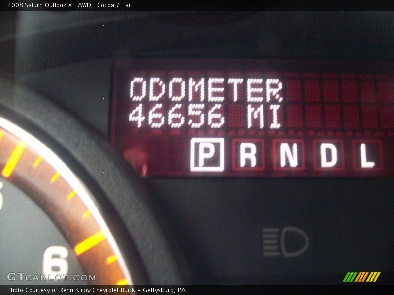 Cocoa / Tan 2008 Saturn Outlook XE AWD