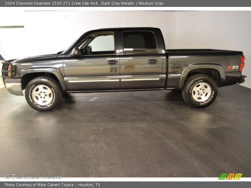 Dark Gray Metallic / Medium Gray 2004 Chevrolet Silverado 1500 Z71 Crew Cab 4x4