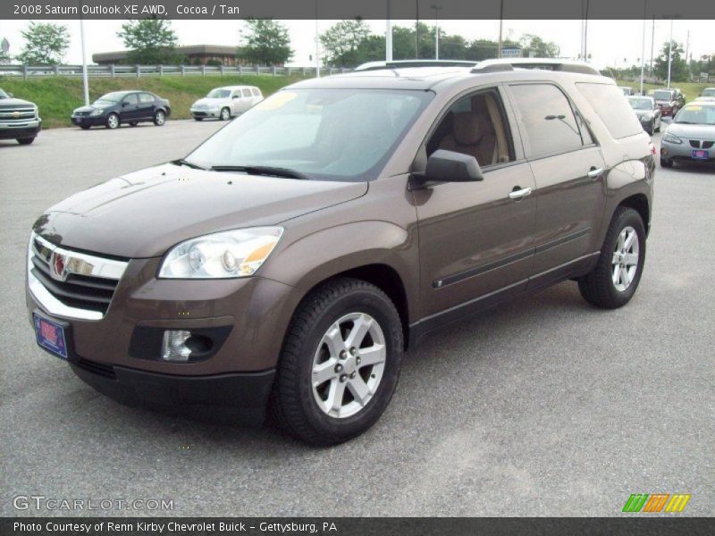 Front 3/4 View of 2008 Outlook XE AWD