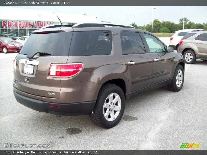 Cocoa / Tan 2008 Saturn Outlook XE AWD