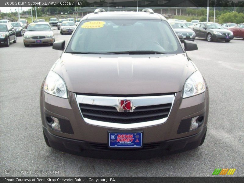 Cocoa / Tan 2008 Saturn Outlook XE AWD