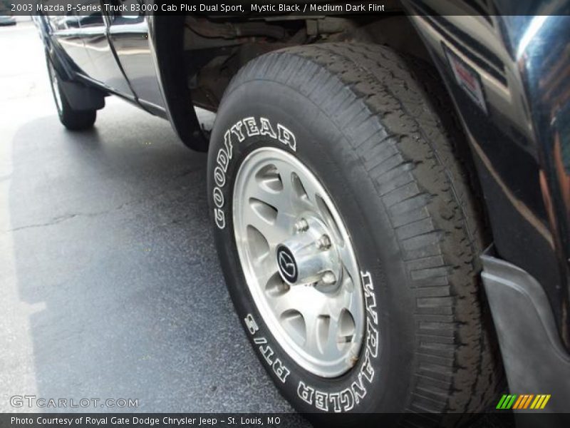 Mystic Black / Medium Dark Flint 2003 Mazda B-Series Truck B3000 Cab Plus Dual Sport