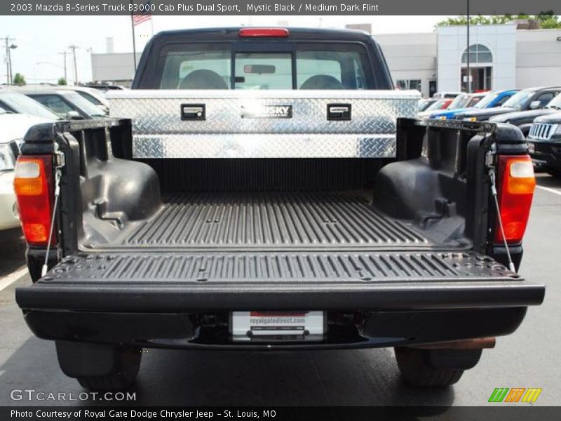 Mystic Black / Medium Dark Flint 2003 Mazda B-Series Truck B3000 Cab Plus Dual Sport