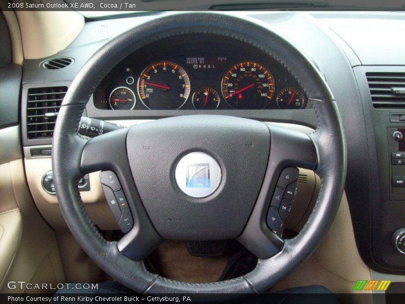  2008 Outlook XE AWD Steering Wheel