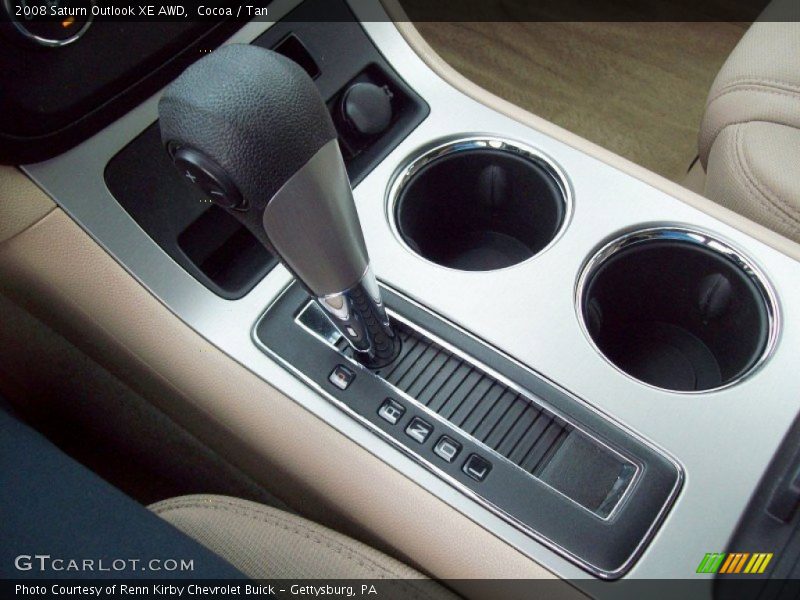  2008 Outlook XE AWD 6 Speed Automatic Shifter