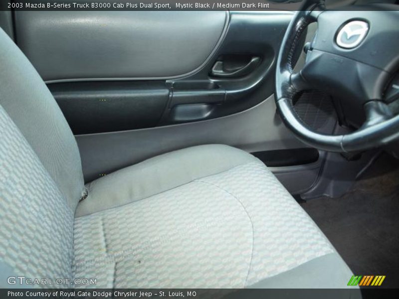 Mystic Black / Medium Dark Flint 2003 Mazda B-Series Truck B3000 Cab Plus Dual Sport