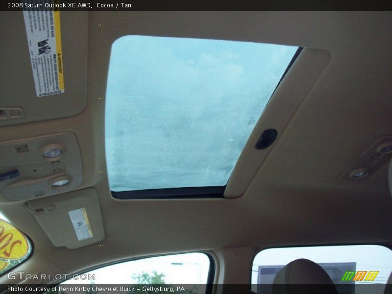 Cocoa / Tan 2008 Saturn Outlook XE AWD