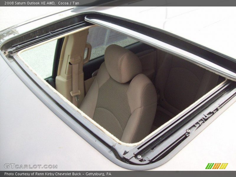 Cocoa / Tan 2008 Saturn Outlook XE AWD