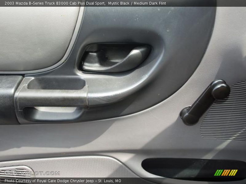 Mystic Black / Medium Dark Flint 2003 Mazda B-Series Truck B3000 Cab Plus Dual Sport