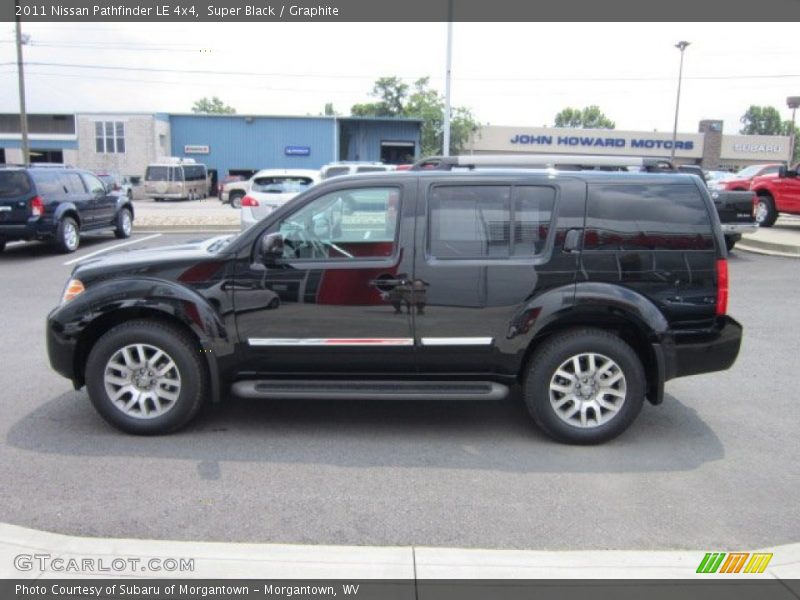 Super Black / Graphite 2011 Nissan Pathfinder LE 4x4