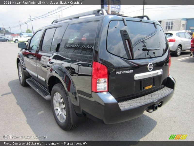 Super Black / Graphite 2011 Nissan Pathfinder LE 4x4