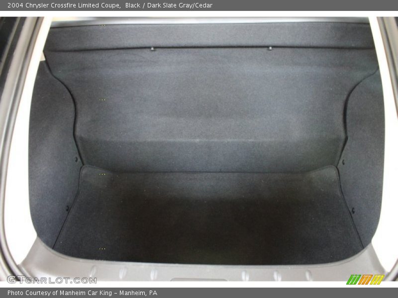Black / Dark Slate Gray/Cedar 2004 Chrysler Crossfire Limited Coupe