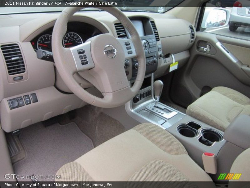 Avalanche White / Cafe Latte 2011 Nissan Pathfinder SV 4x4