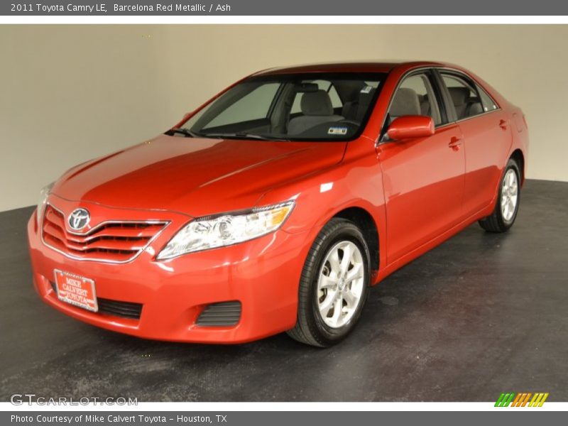 Barcelona Red Metallic / Ash 2011 Toyota Camry LE