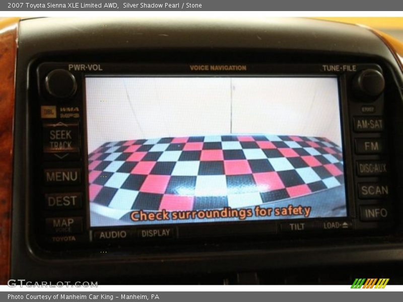 Silver Shadow Pearl / Stone 2007 Toyota Sienna XLE Limited AWD