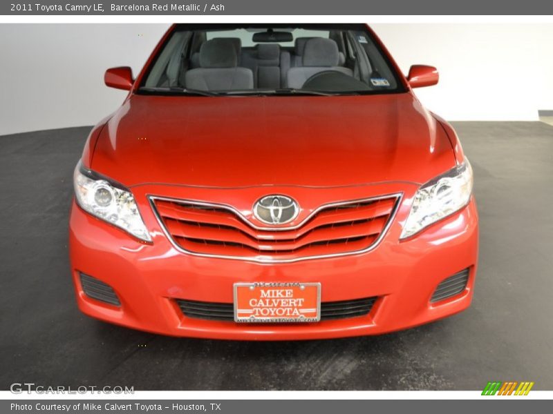 Barcelona Red Metallic / Ash 2011 Toyota Camry LE