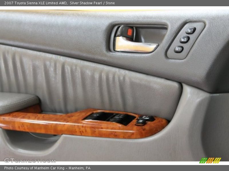 Silver Shadow Pearl / Stone 2007 Toyota Sienna XLE Limited AWD