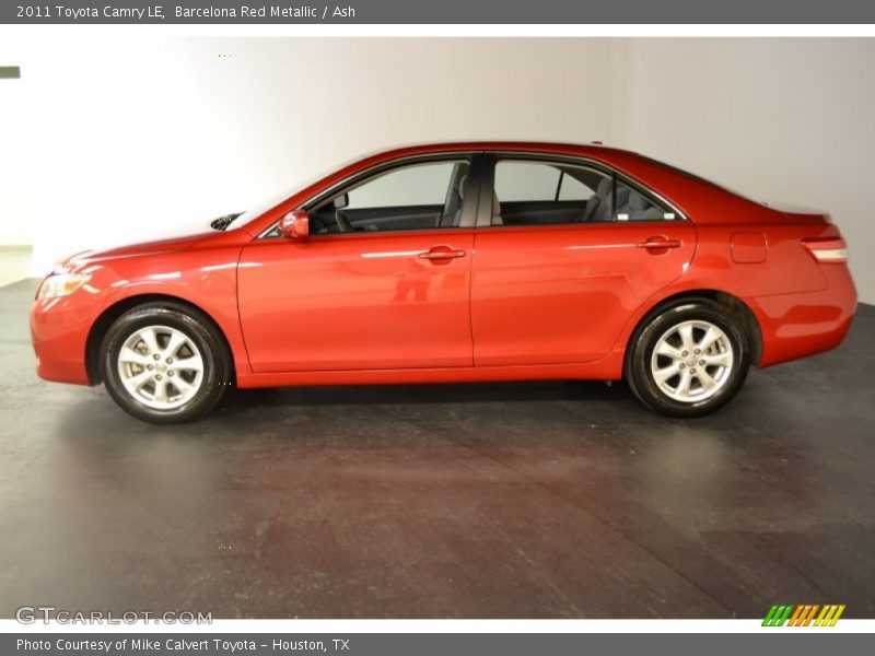 Barcelona Red Metallic / Ash 2011 Toyota Camry LE
