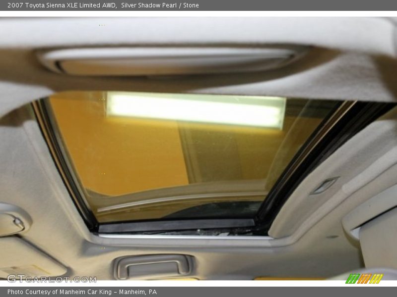 Silver Shadow Pearl / Stone 2007 Toyota Sienna XLE Limited AWD