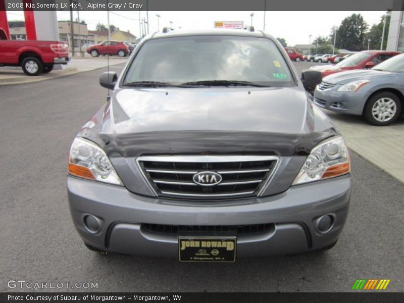 Alpine Gray / Gray 2008 Kia Sorento LX 4x4