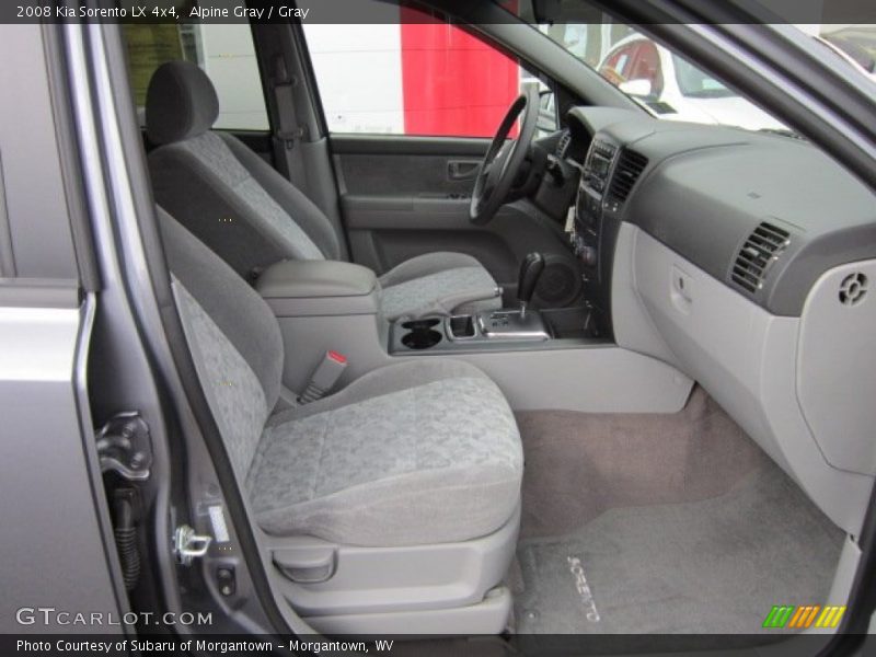 Alpine Gray / Gray 2008 Kia Sorento LX 4x4