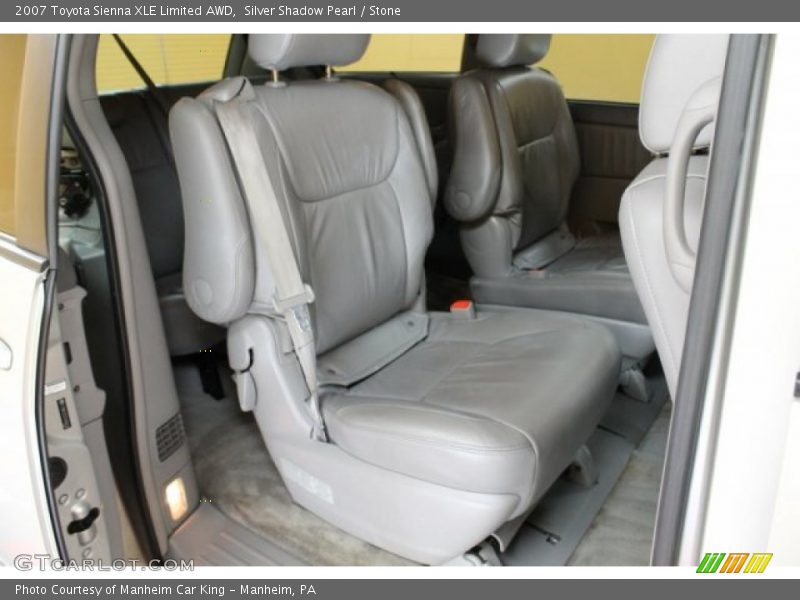 Silver Shadow Pearl / Stone 2007 Toyota Sienna XLE Limited AWD